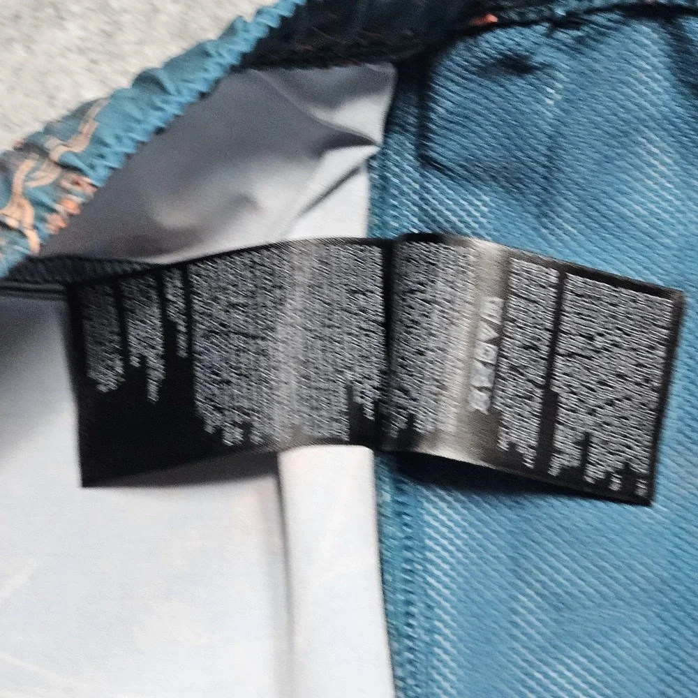 The North Face Wander Short Mens XL Blue Coral Valley Print Standard Fit Elastic